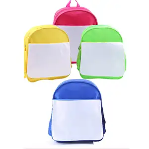Sublimation Blank Schoolbag For Pupils Children's Graffiti Backpack Kindergarten Personalized Customization DIY Print Picture