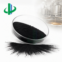 Charbon actif en poudre à haute valeur d'iode (200-325 mesh) pour le raffinage d'huiles comestibles, prix usine, sac de 25 kg