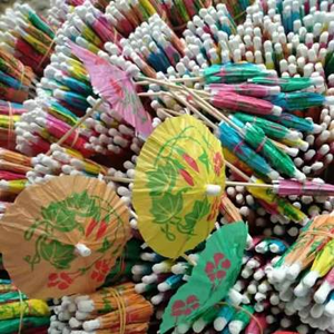 Khuyến mại bên thanh trang trí thực phẩm khỏe mạnh tùy chỉnh uống giấy Pick Cocktail ô dù - Product Image 6