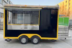 Food Truck Extensible en Aluminium avec Unités Latérales Fixées par Boulons <span class=keywords><strong>pour</strong></span> Transformer une Cuisine Compacte en Restaurant Entièrement Équipé <span class=keywords><strong>pour</strong></span> la Vente de Bonbons et de Chips - Product Image 4