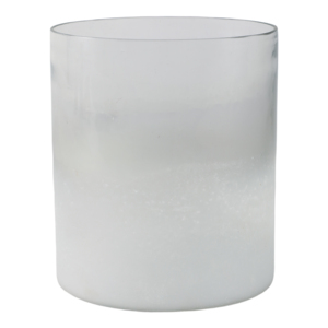 Frosted <b>Glass</b> Hurricane Candle Holder Modern Pillar <b>Candlestick</b> For Dining Table Centerpieces - Product Image 1
