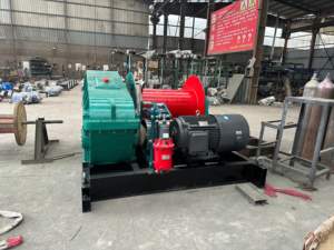 כננת JM15T במשקל 15 טון עם בלם כפול, כננת משיכה במהירות נמוכה לכרייה והרמת משאות כבדים בדocks - Product Image 3