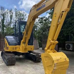 Máquinas de Ingeniería para Construcción de Carreteras de Segunda Mano de Alta Calidad, Excavadora Komatsu Usada Pequeña PC 56 de 5 Toneladas, Miniexcavadora PC55 - Product Image 2