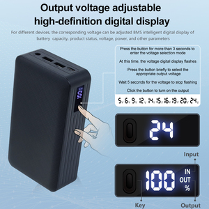 UPS Power Bank 12V 24V 26800MAH para ResMed S11 S10 S9 BMC RESmart Respironics <span class=keywords><strong>Philips</strong></span> <span class=keywords><strong>Dreamstation</strong></span> Ventilador para 9Hrs - Product Image 5