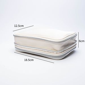 ISO BSCI Factory <b>Makeup</b> Bag Large Storage Capacity Removable Travel Use Zipper Closure Waterproof PU Fashion Logo Pattern <b>Case</b> - Product Image 3