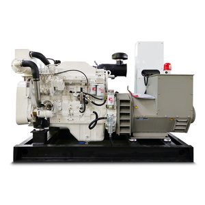 Generador Marino Monofásico de 20kw 25kw 30kw 50kw Refrigerado por Agua de Mar, Tipo Abierto/Silencioso WTV-40GF - Product Image 1
