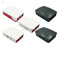 Stock Nueva Raspberry Pi 3/4 B Caja de acrílico ABS Caja Rojo Blanco o Negro