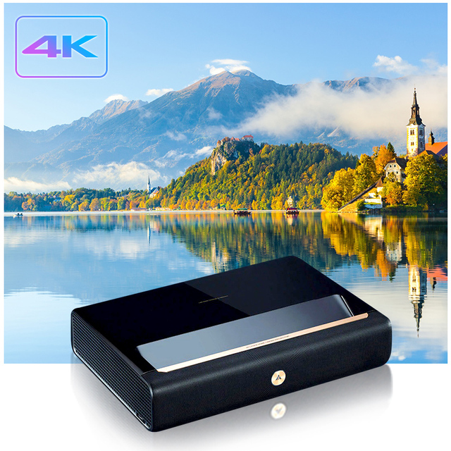 Fast Delivery A300 4K Laser Projector 2000 Ansi Lumens Short Throw Projector Home Theater 3D Android Laser Projector 4K