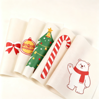Papier alimentaire personnalisé résistant à la graisse pour hamburgers et sandwichs, papier de cuisine absorbant l'huile pour friture