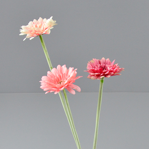 Chrysanthème artificiel en gros soie longue perche décoration de maison et de mariage branche de fleur artificielle - Product Image 4