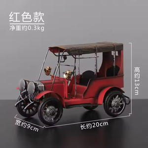 Modellini Vintage di <span class=keywords><strong>Moto</strong></span> <span class=keywords><strong>in</strong></span> Metallo, Ornamenti Retrò di Auto e Aerei, Decorazioni da Scrivania per Casa e Ufficio - Product Image 6