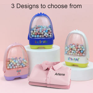 Timbro Personalizzato a Tema Pinguino in Tessuto, Impermeabile, Ricaricabile, Autoinchiostrante per Vestiti dei Bambini, Uniformi e Materiale Scolastico - Product Image 1