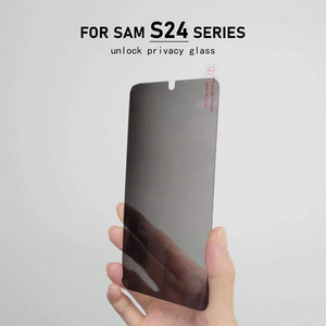 Pour Samsung Galaxy S24 S24 Plus S24 <span class=keywords><strong>Ultra</strong></span> Support Écran Déverrouillage D'empreintes Digitales Anti ESPION Confidentialité Protecteur D'écran <span class=keywords><strong>Verre</strong></span> <span class=keywords><strong>Trempé</strong></span> - Product Image 3