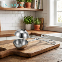 Pinces de cuisine en acier inoxydable, vente chaude, compatibles lave-vaisselle, micro-ondes et four, pour boulettes de viande, poisson et boulettes de riz, pour la cuisine à domicile