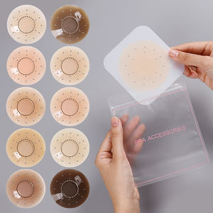 보이지 않는 젖꼭지 커버 실리콘 페이스트 그리피 젖꼭지 커버 접착 원활한 가슴 지원 여성용 스티커 젖꼭지 커버 - Product Image 5