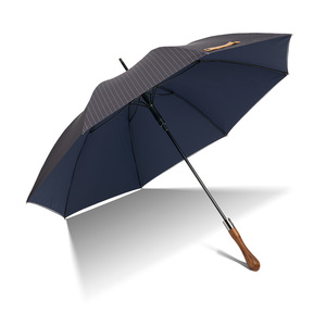 Manico in legno bastone da lavoro di fascia alta ombrello pioggia e sole uso elegante ombrello lungo Design personalizzato fornitura di fabbrica - Product Image 2