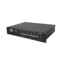 Amplificateur coréen à 6 zones de contrôle du volume 130W Amplificador Mezclador Mixer Amplifiers avec prise en charge de 3 types de lecteurs multimédias