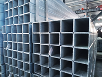 Acier doux prégalvanisé résistant à la corrosion 40x40x3mm, carré, découpe sur mesure, certifié API, noir GB pour support de panneaux solaires photovoltaïques