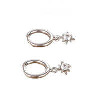 Agent de dropshipping Shopify : Boucles d'oreilles pendantes en laiton plaqué or et zircon, style romantique, best-seller