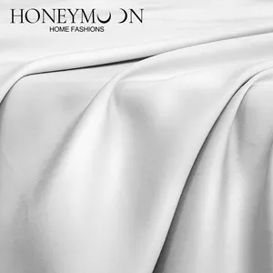 Honeymoon Luxury Cooling Bamboo Lyocell Fabric Cotton Bulk Bed Sheets Nature Softer Than Silk Bedding Bed Cover Sheet Set