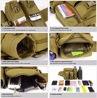 Sac banane tactique de randonnée et de voyage avec pochette pour bouteille d'eau – Offre spéciale