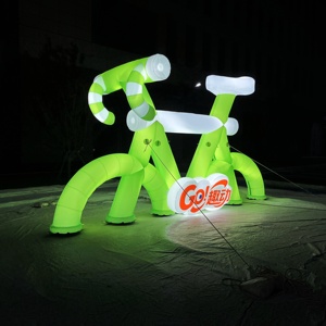 Ballon géant gonflable imperméable et durable en forme de vélo avec ventilateur intégré, couleurs et tailles personnalisables, installation facile pour la décoration d'événements - Product Image 6