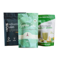 Herbruikbare, opstaande plastic zakjes met ritssluiting, voedselveilig, voor cashewnoten en gedroogd fruit
