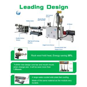 Ligne de production de tuyaux ondulés à paroi simple, haute vitesse, pour tuyaux PVC, avec contrôle PLC, extrudeuse plastique à onduleur ABB, économie d'énergie de 30% - Product Image 4