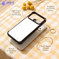 Coque de téléphone vierge transparente pour sublimation pour iPhone 18, design antichoc DIY, compatible avec IP 17 Air/ IP 18 Pro/ IP 18 Pro Max