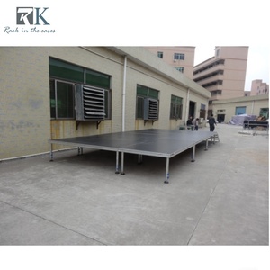 Plataforma de Escenario para Eventos, de Alta Calidad, de Aluminio y Madera Contrachapada, Diseño Modular Portátil, Altura Ajustable, Fácil Instalación, Carga Pesada - Product Image 6