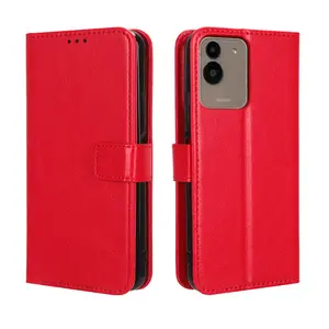 Carteira de luxo Crazy Horse PU Leather Flip Case Capa Para AIWA PHONE B-2 /JA3-SMP0602