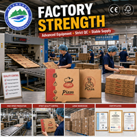 Boîte à pizza en carton personnalisée avec impression de logo, emballage alimentaire en carton, boîte à emporter avec couleur