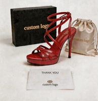 Mules à Talon Plume Personnalisées de Luxe en Fourrure Moelleuse pour Femmes, Sandales à Talons Hauts Aiguille Sexy à Enfiler