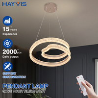 Lustre de plafond LED de haute qualité, design spirale, 108W, pour salon et salle à manger, 3 CCT, protection des yeux