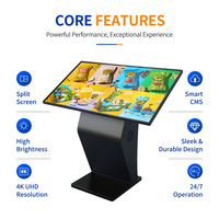 Écran tactile interactif pour musée, 49 pouces, affichage numérique, borne tactile, système Android 2K 4K, affichage de texte en libre-service pour entreprises