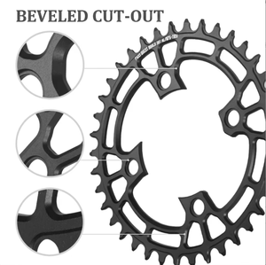 Piñón de Bicicleta de Aluminio CNC PASS QUEST 7075-T651, 88BCD, Dientes Anchos y Estrechos, para Juego de <span class=keywords><strong>Bielas</strong></span> Shimano <span class=keywords><strong>XTR</strong></span> M985, Piñón de Bicicleta de Montaña - Product Image 4