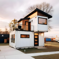 Fournisseur de maisons préfabriquées de luxe bon marché, maisons mobiles prêtes à assembler, villas, maisons en conteneurs en kit, maisons en kit à 2 ou 3 chambres