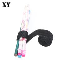 Attaches de câble réutilisables colorées écologiques à crochets et boucles tissées dos à dos, vente en gros, best-seller