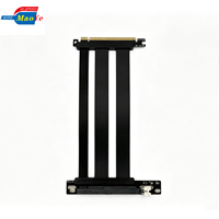 Kabel Riser PCIe Gen5 X16 128GB/s Kecepatan Tinggi untuk Ekstensi GPU RTX 5090 5080 / RX 9070 ITX SFF PC Build