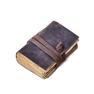 Journal à couverture rigide A5/A4 fait à la main avec logo personnalisé, carnet de notes en cuir véritable de 100 feuilles, fil à coudre, bord en relief - Product Image 4