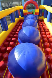 Pista <span class=keywords><strong>de</strong></span> Obstáculos Inflable <span class=keywords><strong>de</strong></span> Alta Calidad para Niños, Juego <span class=keywords><strong>de</strong></span> Carreras Inflable, Desafío Wipeout, Inflable Big Baller para Niños y Adultos - Product Image 5