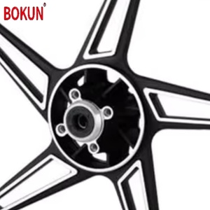 Rines de Motocicleta <span class=keywords><strong>BOKUN</strong></span> Serie 1.6/1.85x18 Pulgadas, Doble Llanta de Cinco Radios, Súper Duraderos, Aleación de Aluminio Forjado - Product Image 4