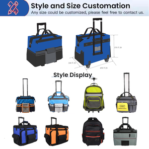 Bolsa de Herramientas con Ruedas 18",Maleta Impermeable para Electricistas ,Organizador de Lona Resistente Base Plástico - Product Image 6