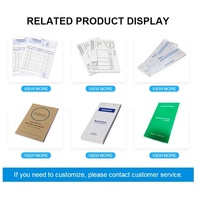 Carnet de reçus professionnel sur mesure pour usine, livraison et facturation, en papier autocopiant, avec impression personnalisée