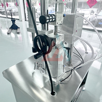 Máquina de Llenado de Aerosoles Semiautomática con Control PLC para Pequeñas Empresas, Alta Precisión, para Cosméticos y Productos Químicos