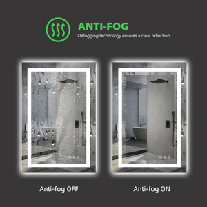 شاشة لمس ذكية مضادة للضباب مثبتة على الحائط مضيئة تعتيم شاشة لمس ذكية مع مصابيح Led - Product Image 2