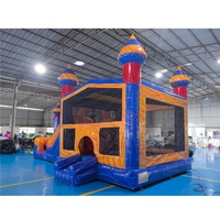 Tumbona Motorizada para Piscina THL, Flotador Inflable de PVC Plegable Moderno de 8*4m para Uso en Parques Acuáticos