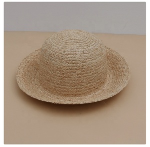 Sombrero trenzado de paja de rafia natural para mujer <span class=keywords><strong>Toyo</strong></span> Down Brim Cloche - Product Image 4