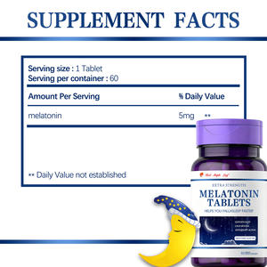 <span class=keywords><strong>Comprimés</strong></span> de mélatonine, complément alimentaire naturel pour favoriser le sommeil, non accoutumant, certifié GMP, approvisionnement en vrac - Product Image 6