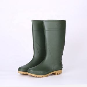 उच्च गुणवत्ता वाले pvc खेती कृषि स्टील टो सुरक्षा निर्माण उच्च घुटने की ऊंचाई वयस्क वेटिंगटन भारी ड्यूटी बूट - Product Image 1